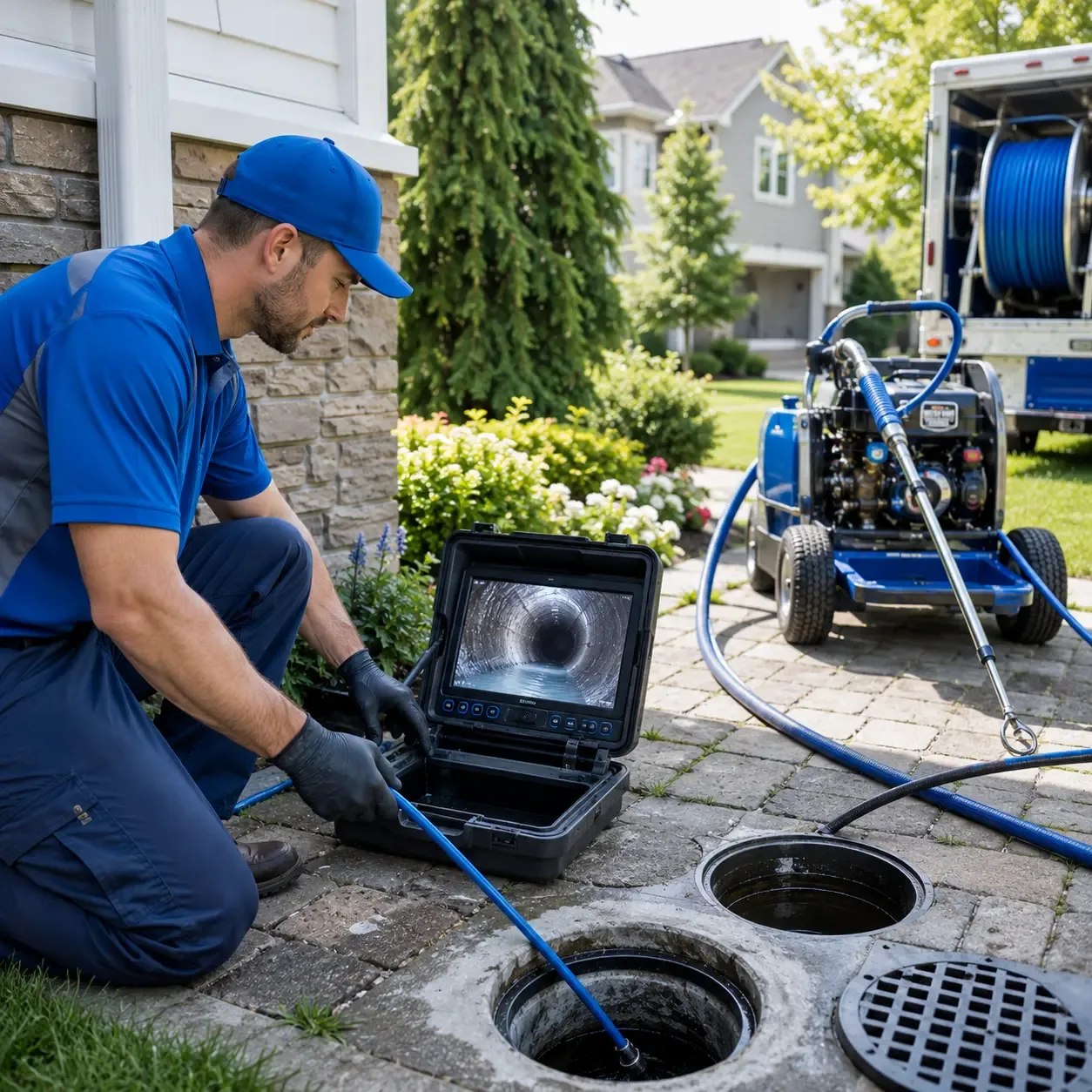 Outdoor drain cleaning professionals serving Alexis, NC