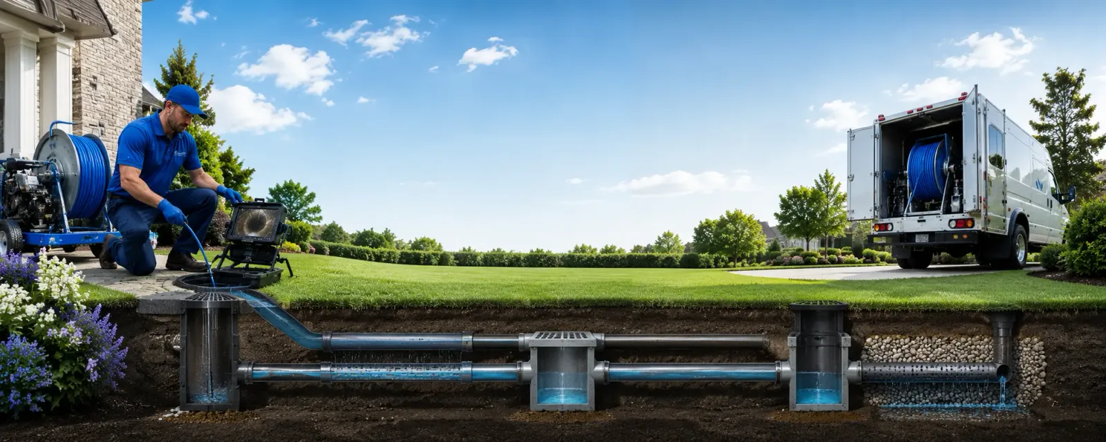 Outdoor drain cleaning information for Alexis, NC